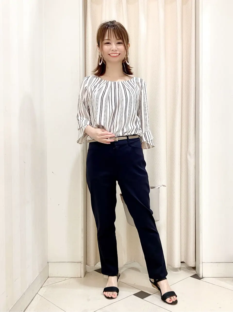 ANY SIS 横尾 コーディネート画像