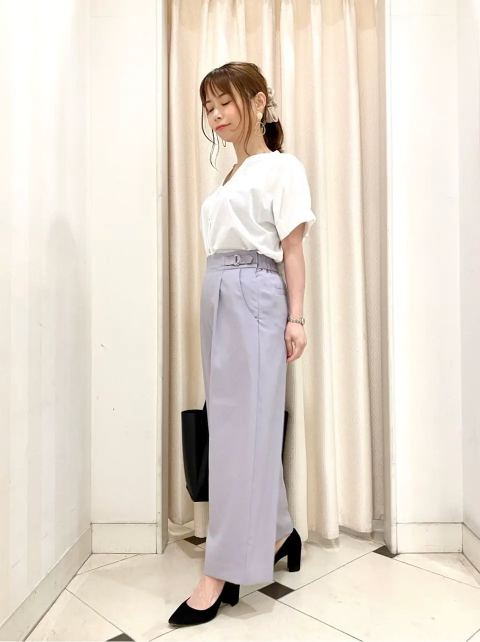 ANY SIS 横尾 コーディネート画像