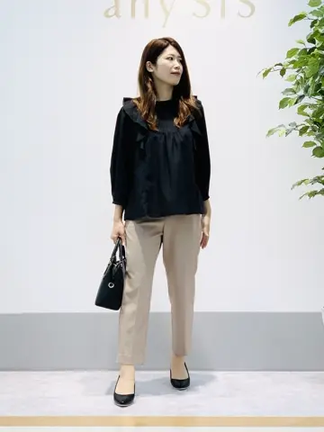 ANY SIS 岡本 コーディネート画像