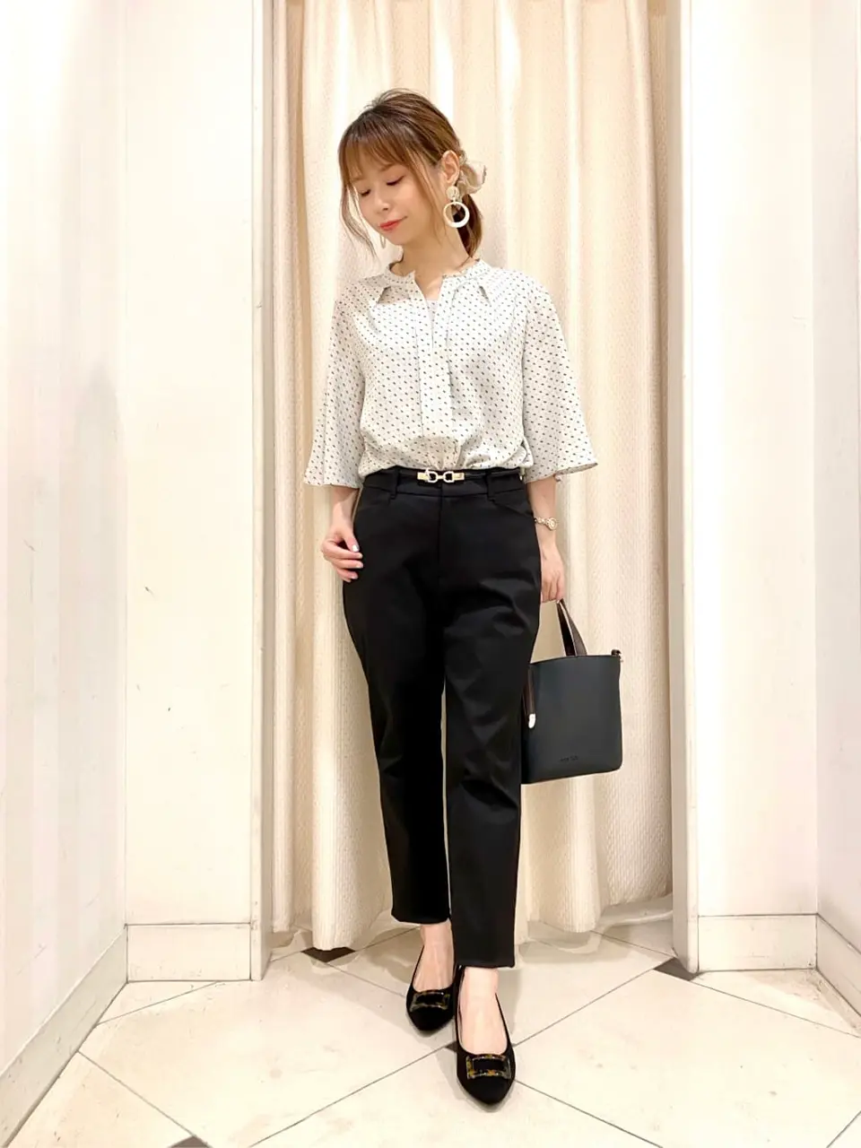 ANY SIS 横尾 コーディネート画像