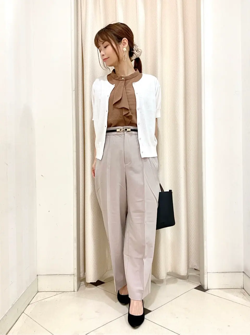 ANY SIS 横尾 コーディネート画像