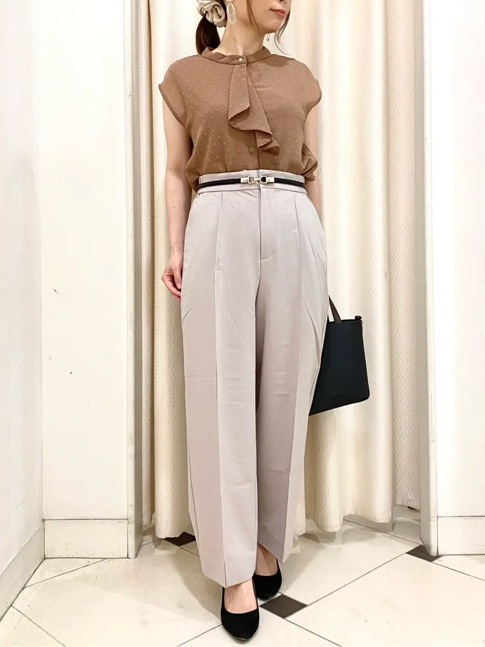 ANY SIS 横尾 コーディネート画像