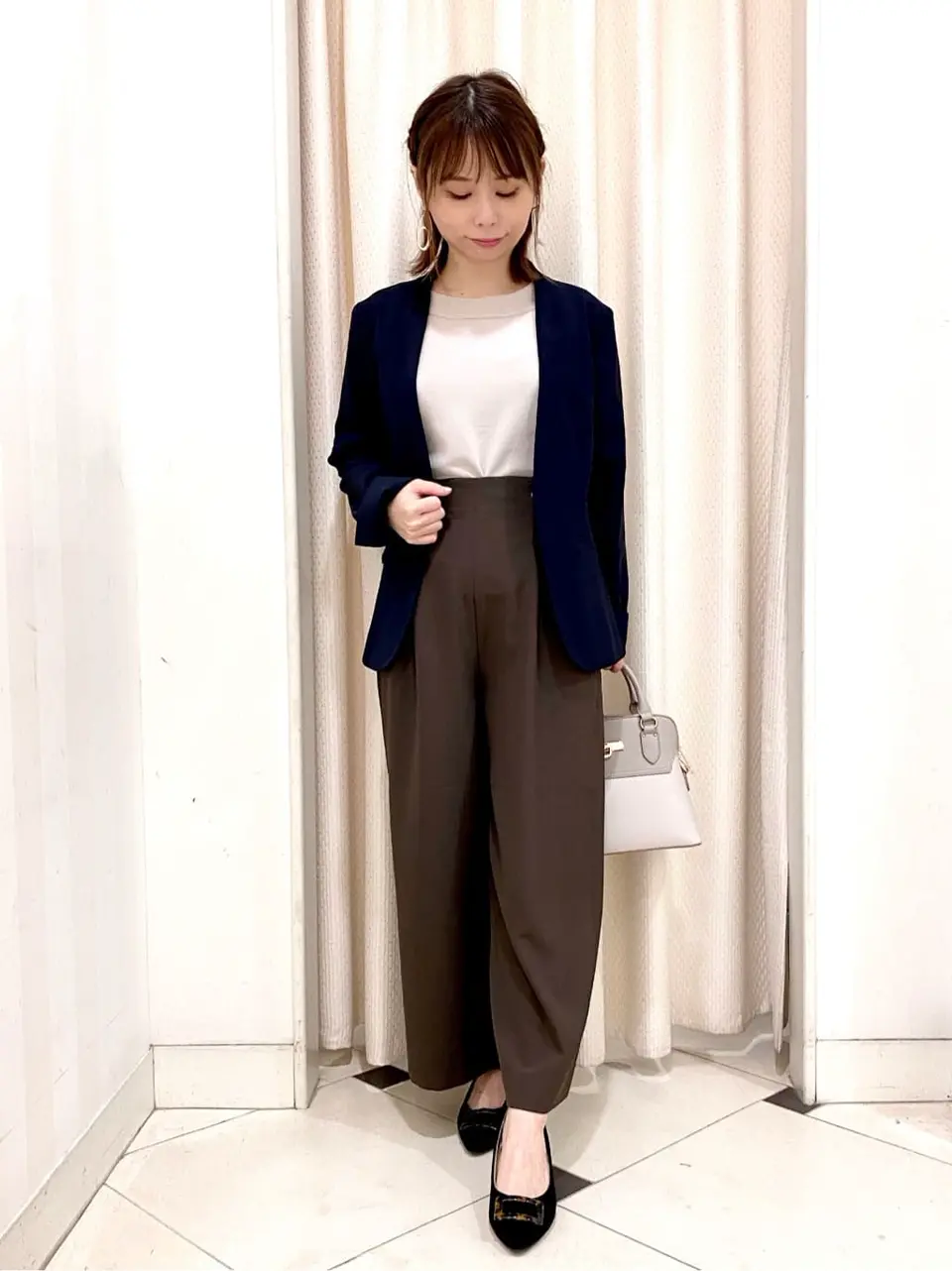 ANY SIS 横尾 コーディネート画像