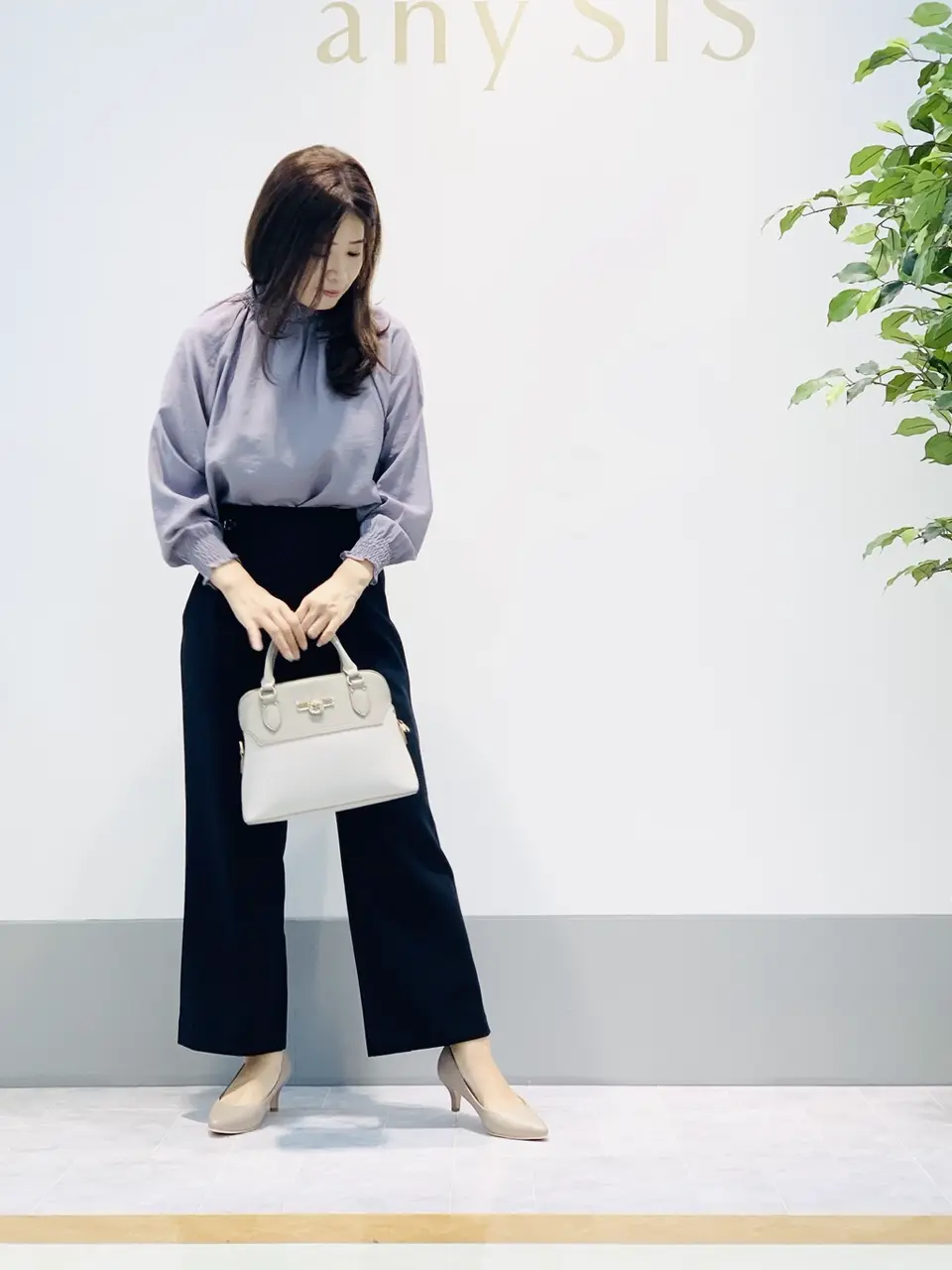 ANY SIS 岡本 コーディネート画像