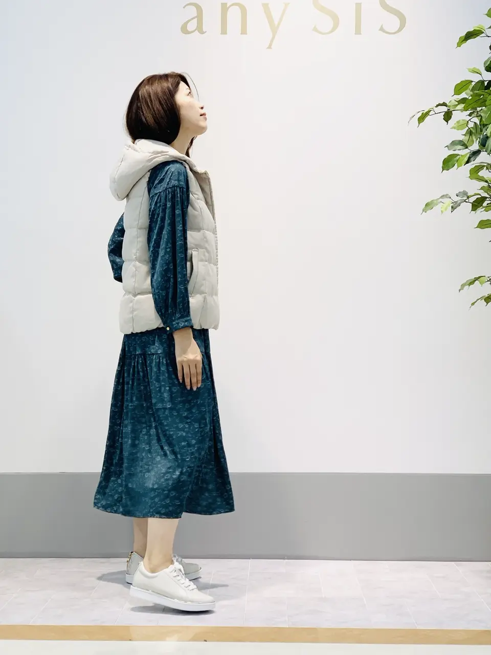 ANY SIS 岡本 コーディネート画像