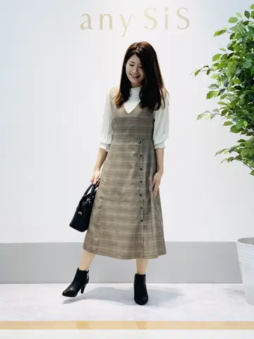 ANY SIS 岡本 コーディネート画像