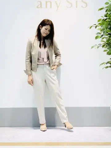 ANY SIS 岡本 コーディネート画像