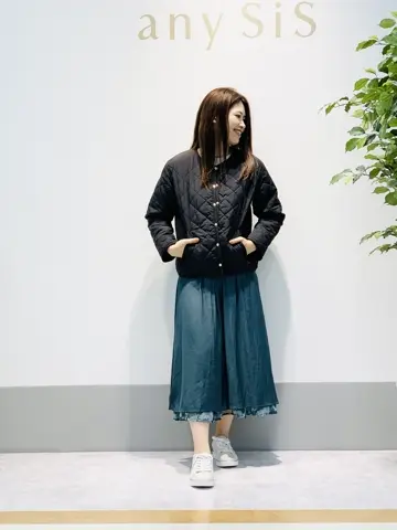 ANY SIS 岡本 コーディネート画像