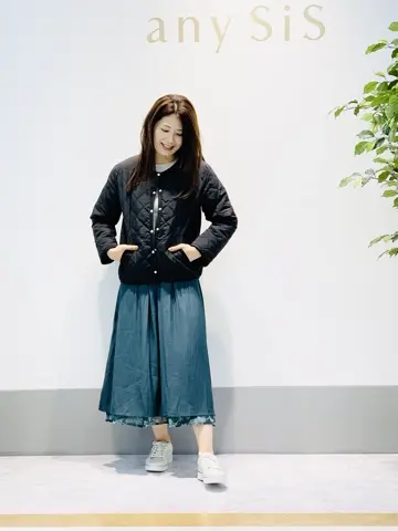 ANY SIS 岡本 コーディネート画像