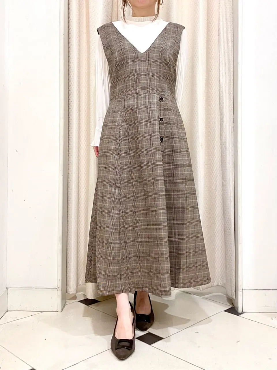 ANY SIS 横尾 コーディネート画像