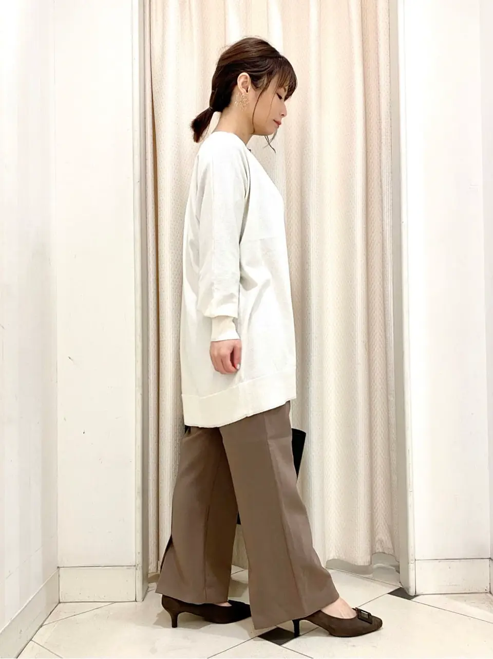 ANY SIS 横尾 コーディネート画像