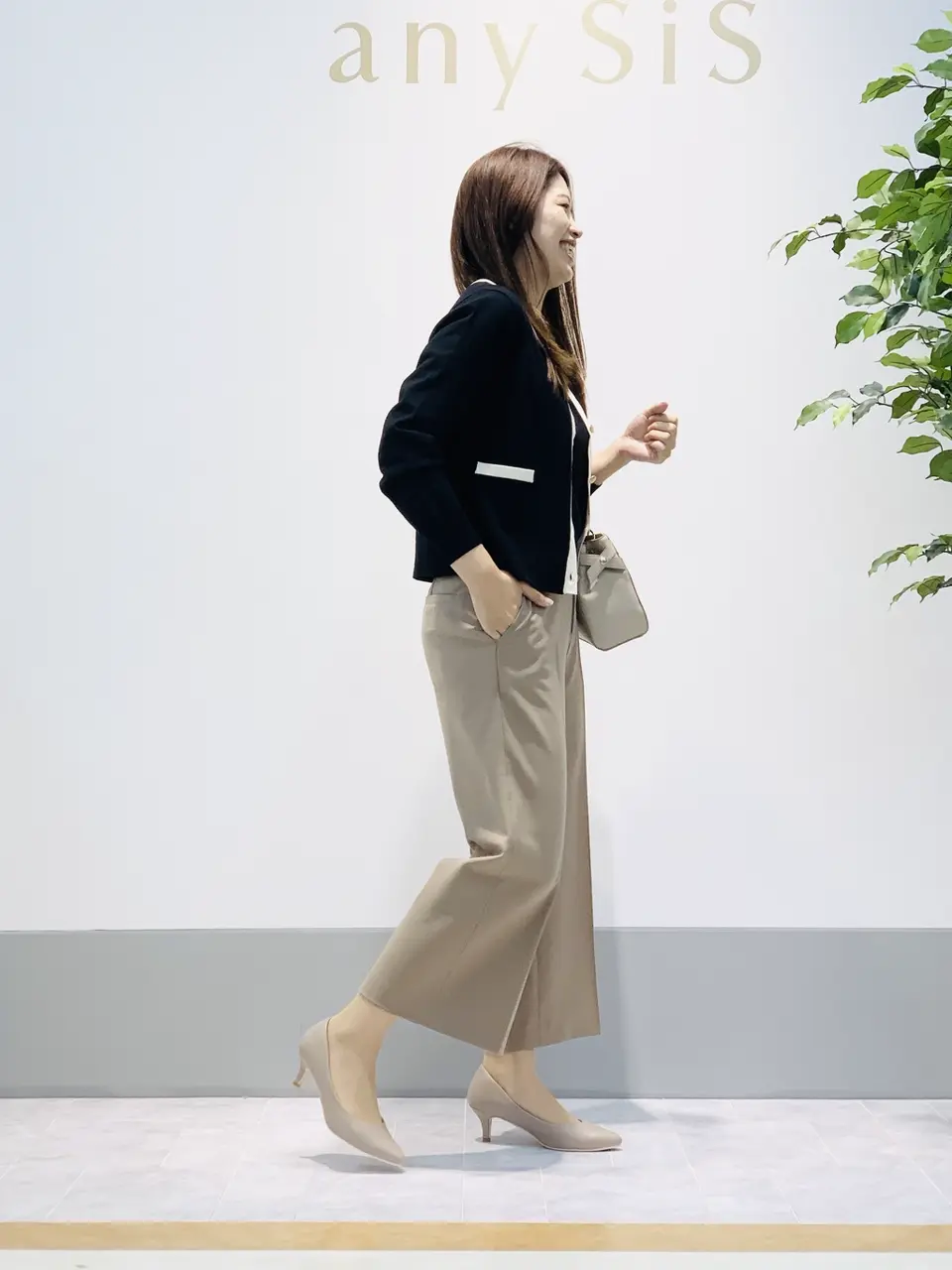 ANY SIS 岡本 コーディネート画像