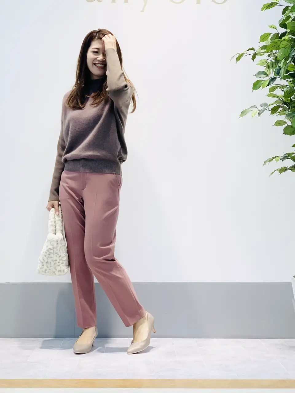 ANY SIS 岡本 コーディネート画像