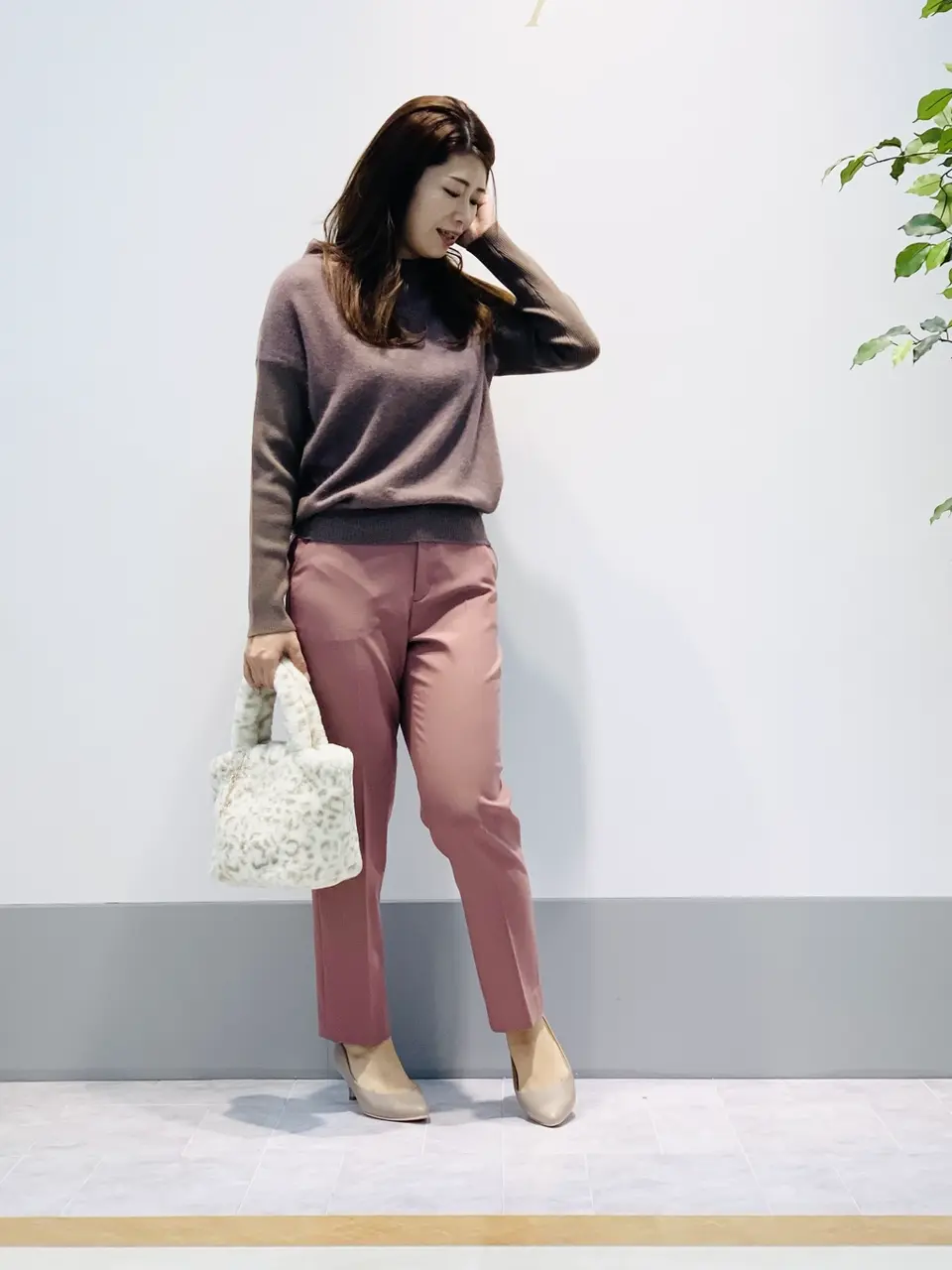 ANY SIS 岡本 コーディネート画像