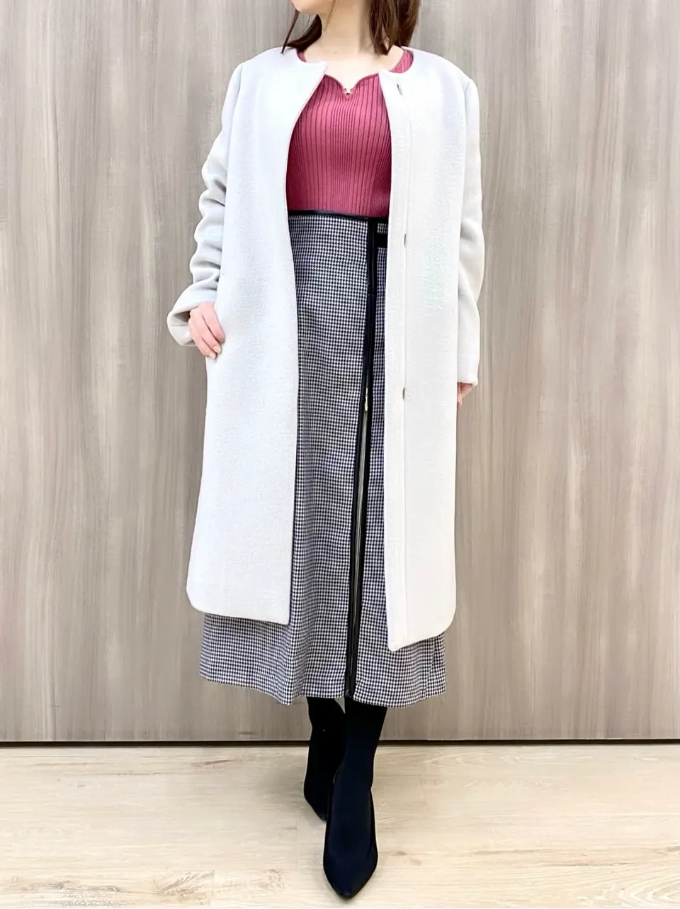 ANY SIS 横尾 コーディネート画像