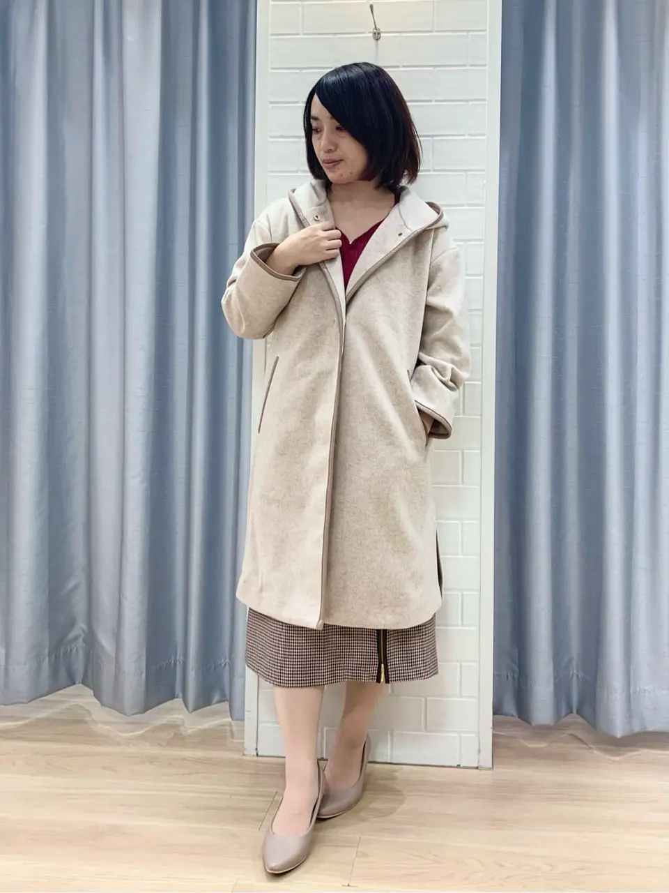 ANY SIS 丸岡 コーディネート画像