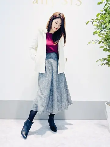 ANY SIS 岡本 コーディネート画像