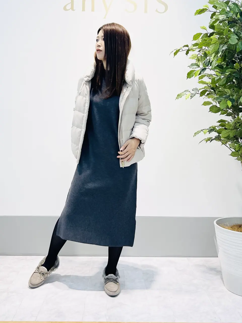 ANY SIS 岡本 コーディネート画像