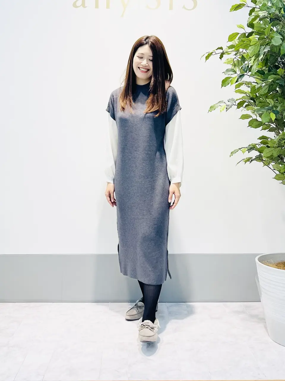 ANY SIS 岡本 コーディネート画像