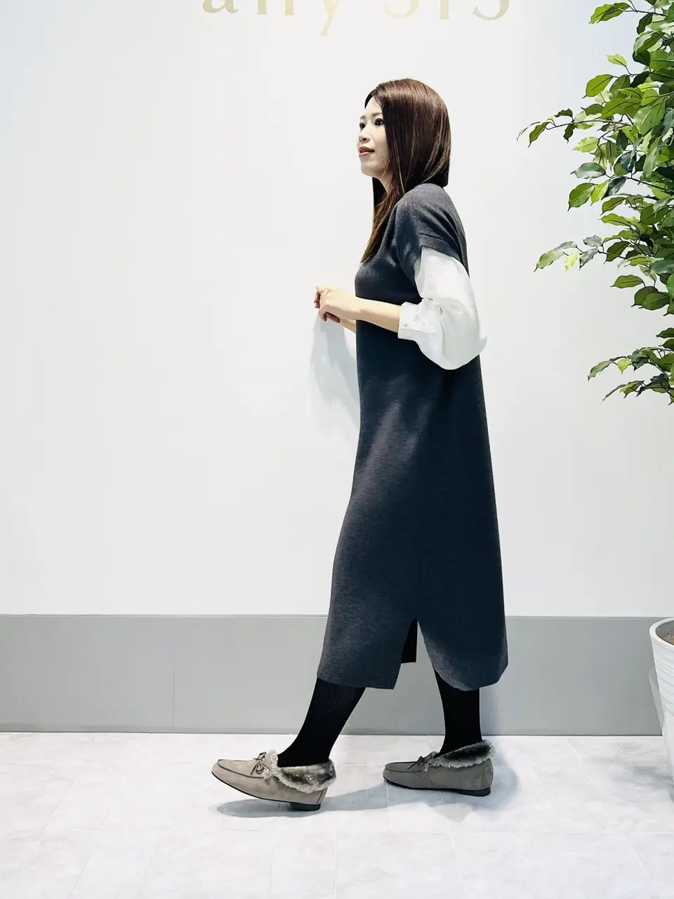 ANY SIS 岡本 コーディネート画像