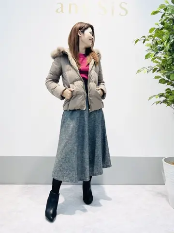 ANY SIS 岡本 コーディネート画像