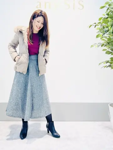 ANY SIS 岡本 コーディネート画像