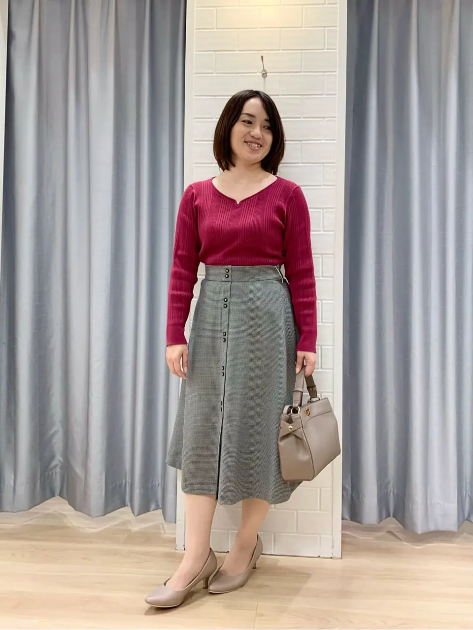 ANY SIS 丸岡 コーディネート画像