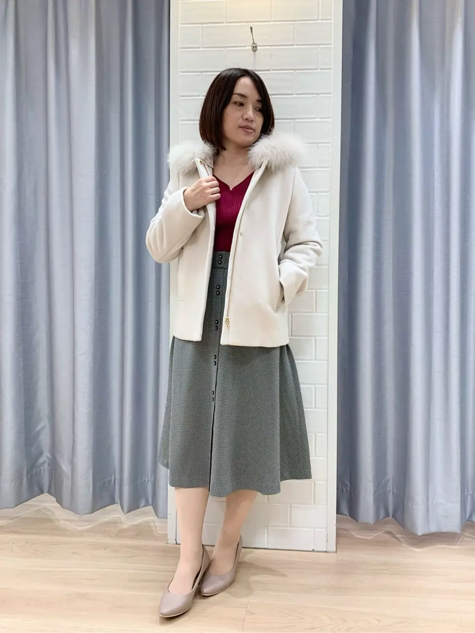 ANY SIS 丸岡 コーディネート画像