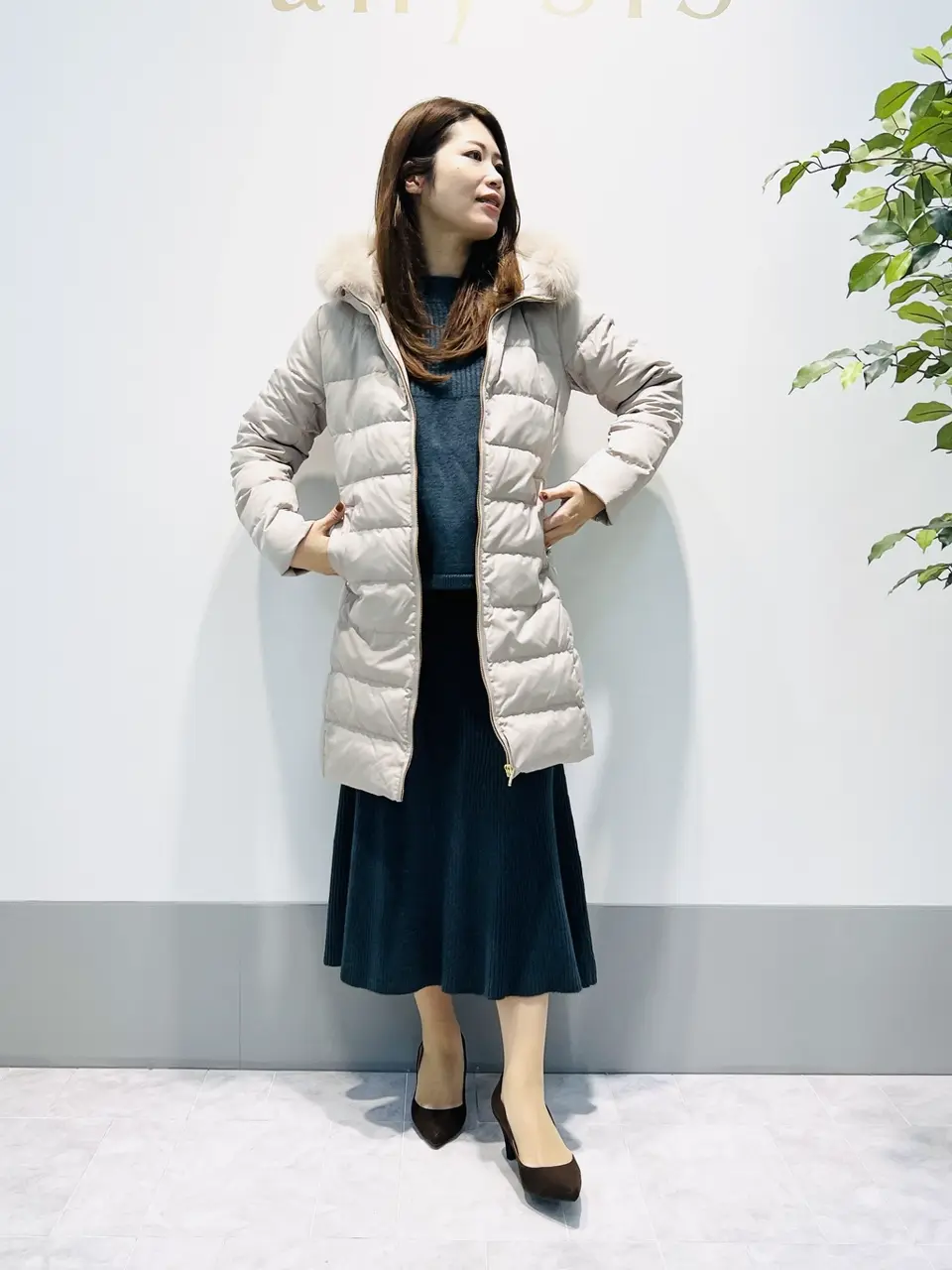 ANY SIS 岡本 コーディネート画像