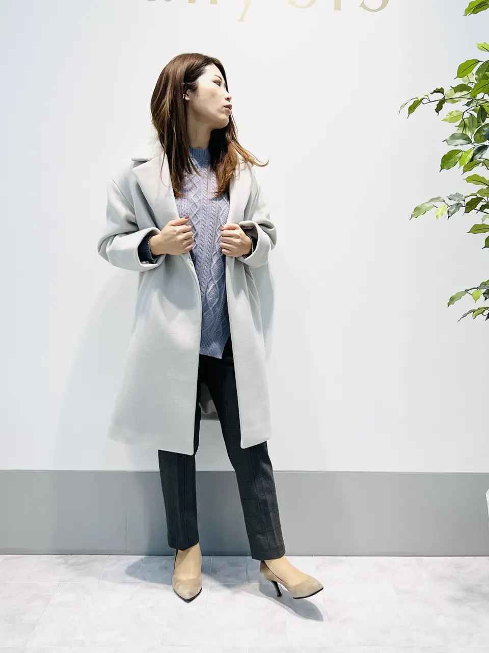 ANY SIS 岡本 コーディネート画像