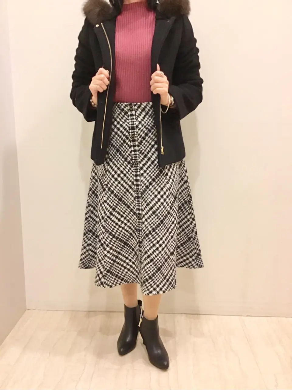 ANY SIS 藤森 コーディネート画像