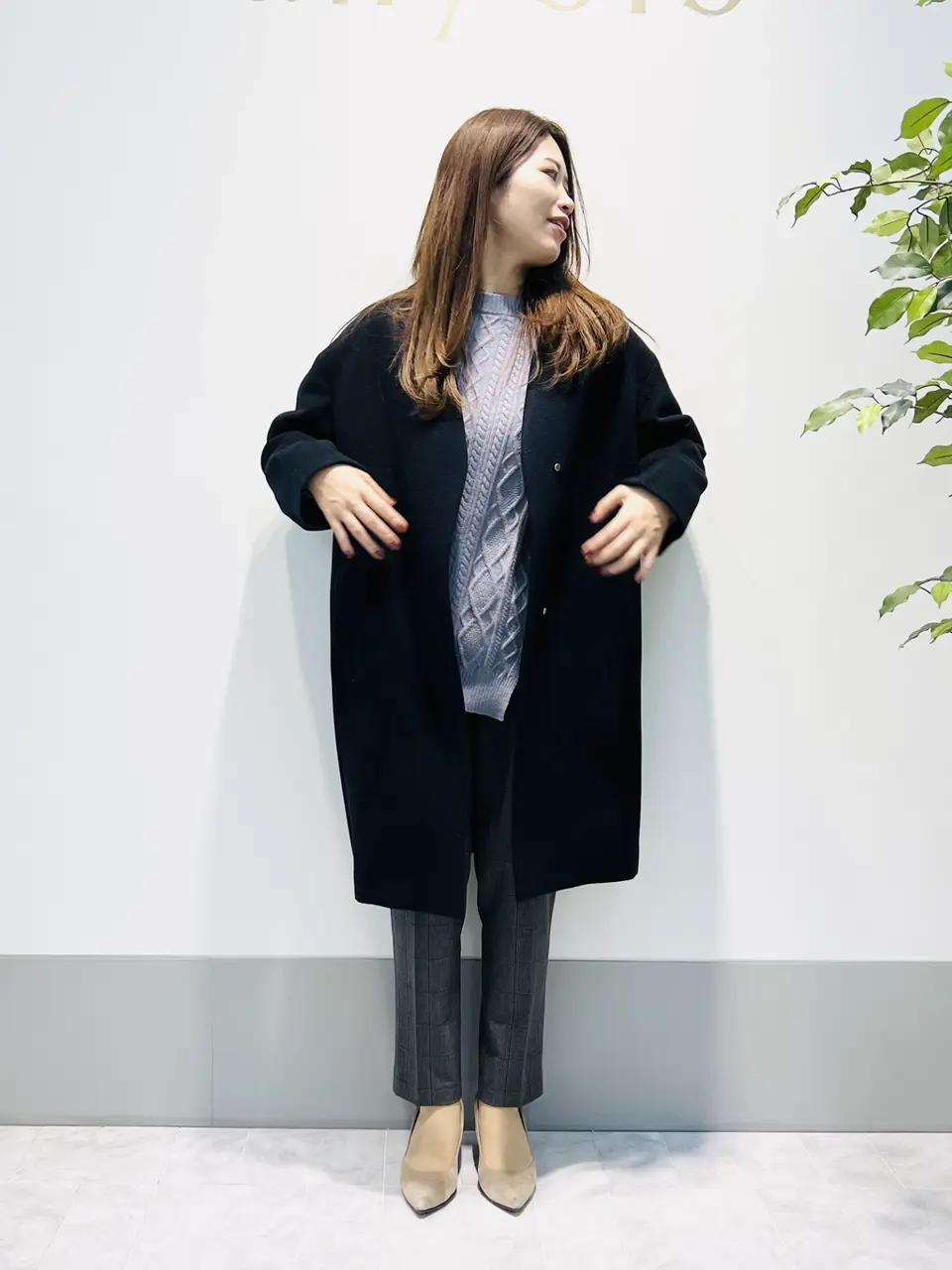 ANY SIS 岡本 コーディネート画像