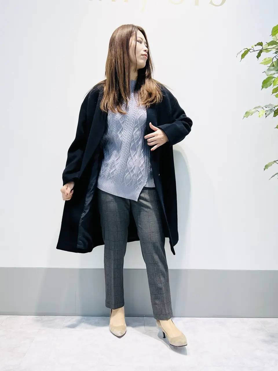 ANY SIS 岡本 コーディネート画像