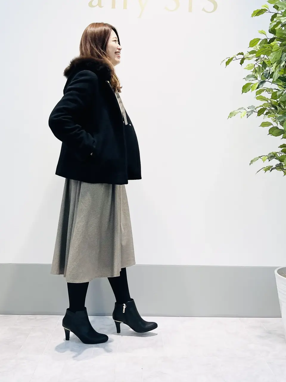 ANY SIS 岡本 コーディネート画像