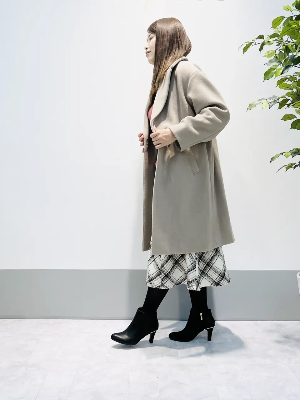 ANY SIS 岡本 コーディネート画像