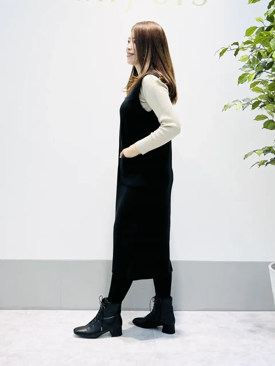 ANY SIS 岡本 コーディネート画像