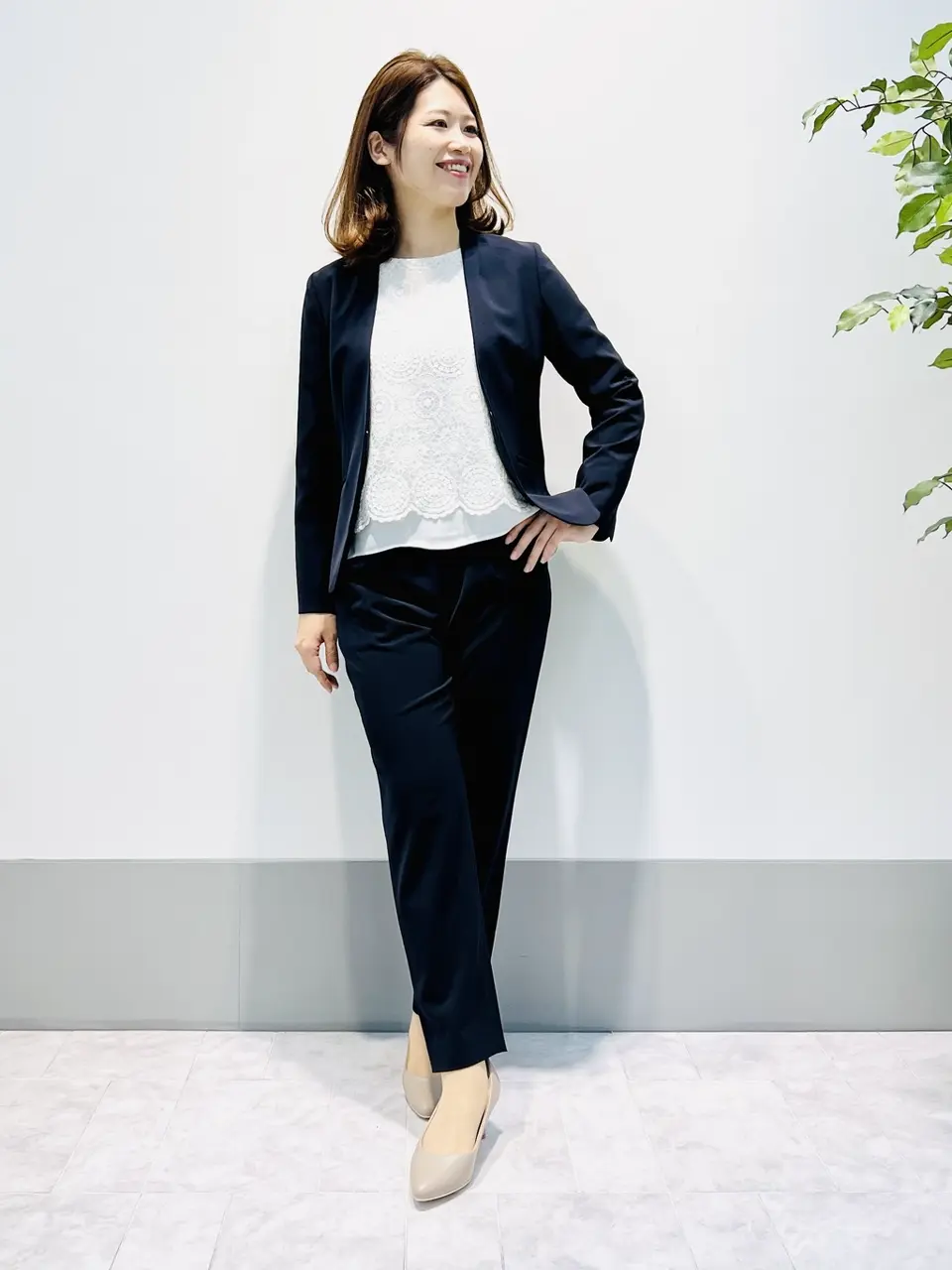 ANY SIS 岡本 コーディネート画像