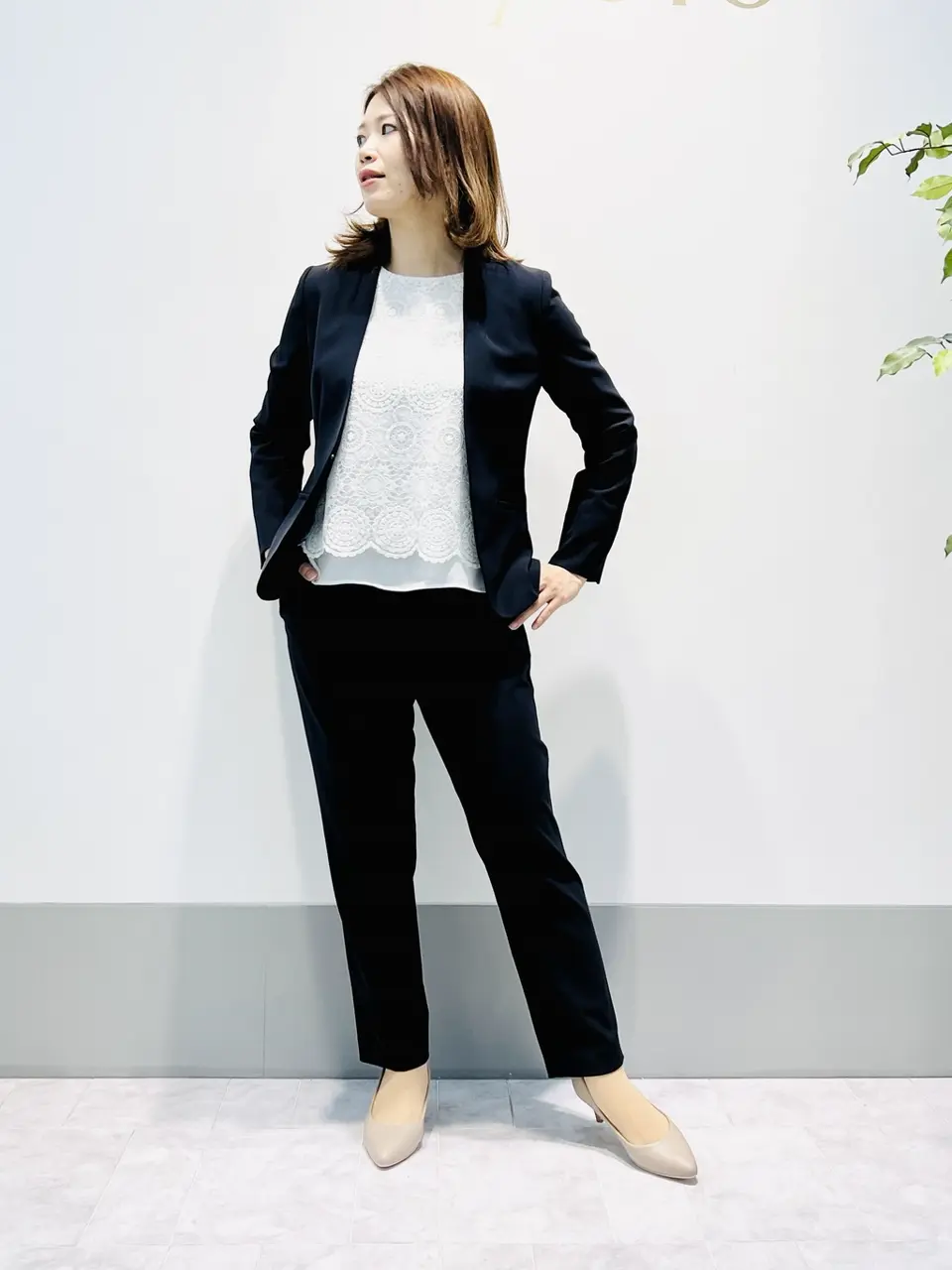 ANY SIS 岡本 コーディネート画像