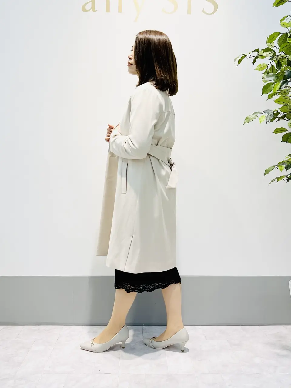 ANY SIS 岡本 コーディネート画像