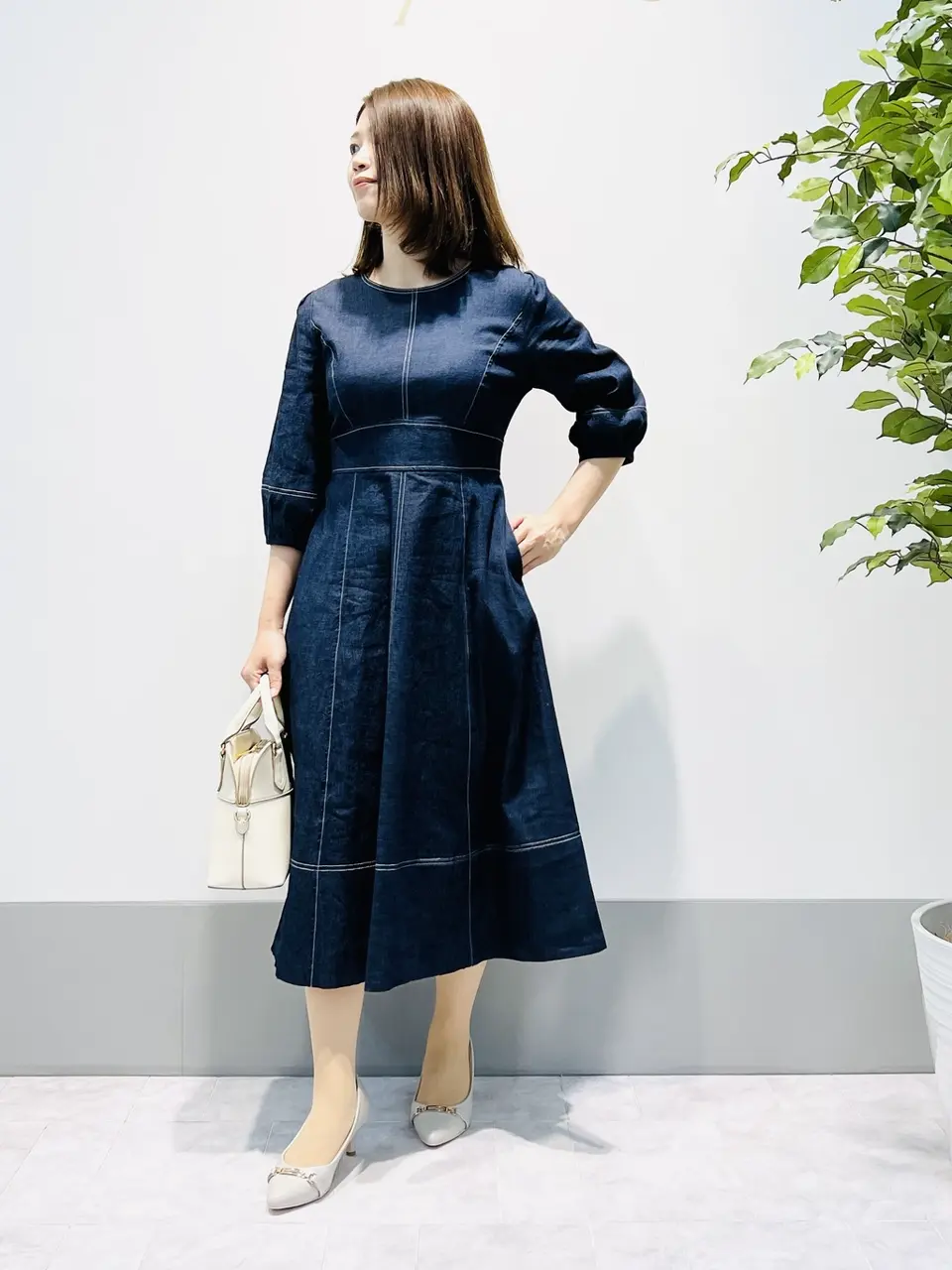 ANY SIS 岡本 コーディネート画像