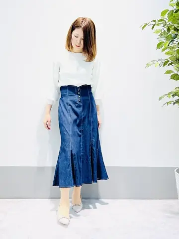 ANY SIS 岡本 コーディネート画像