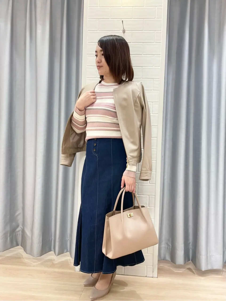 ANY SIS 丸岡 コーディネート画像