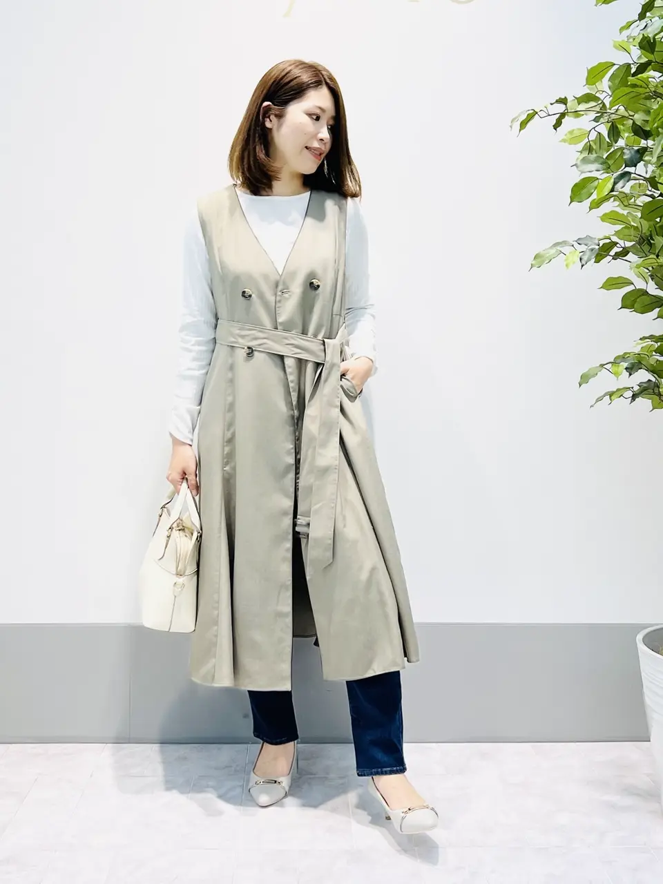 ANY SIS 岡本 コーディネート画像