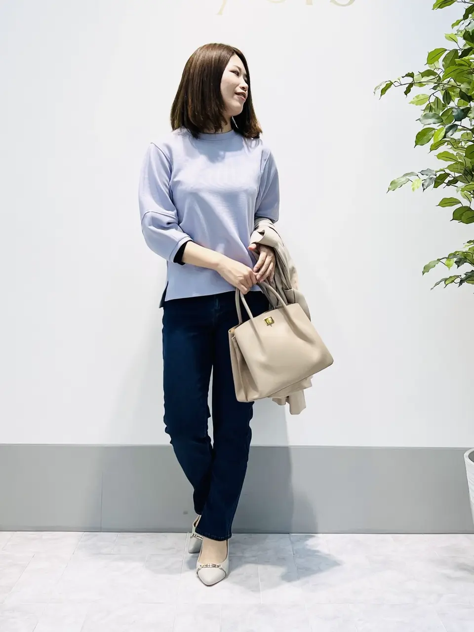 ANY SIS 岡本 コーディネート画像