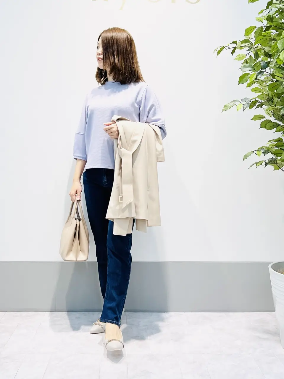 ANY SIS 岡本 コーディネート画像