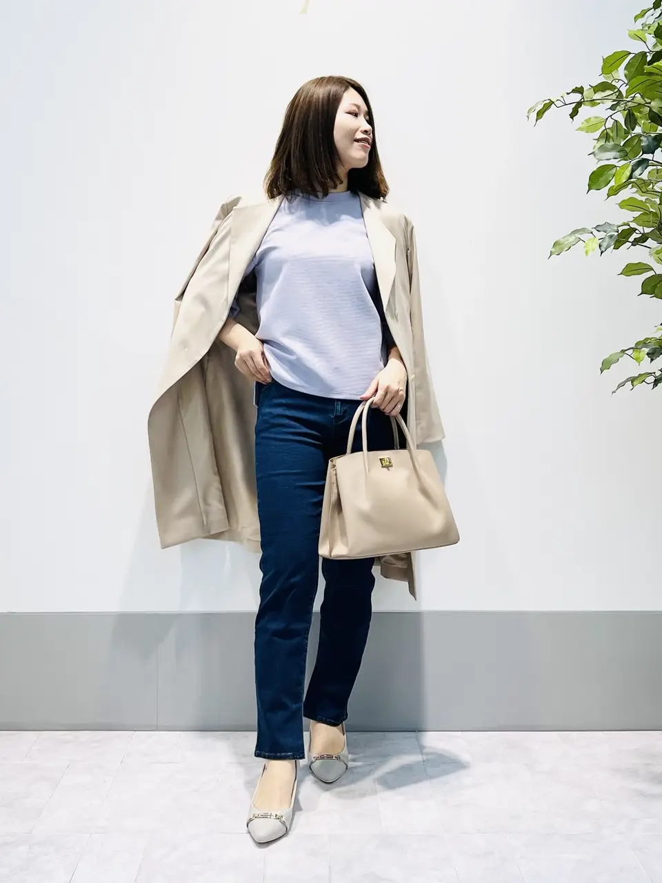 ANY SIS 岡本 コーディネート画像