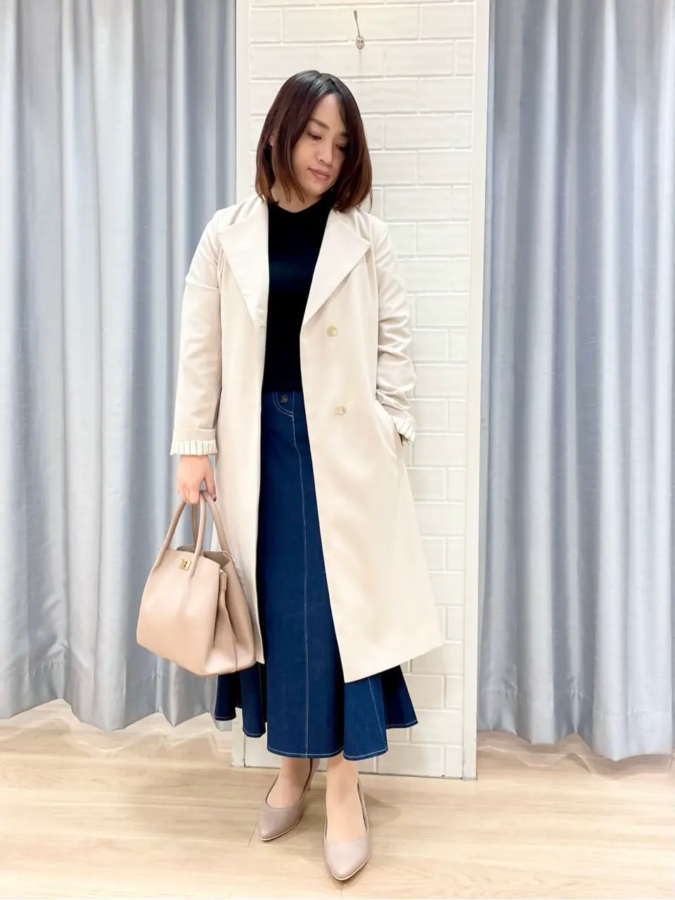 ANY SIS 丸岡 コーディネート画像