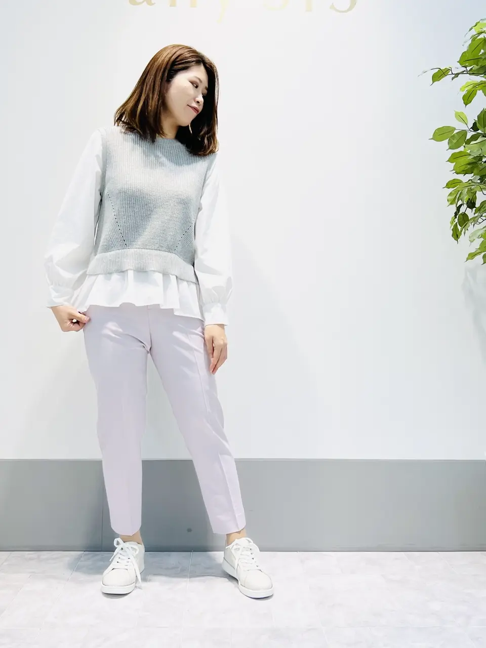 ANY SIS 岡本 コーディネート画像