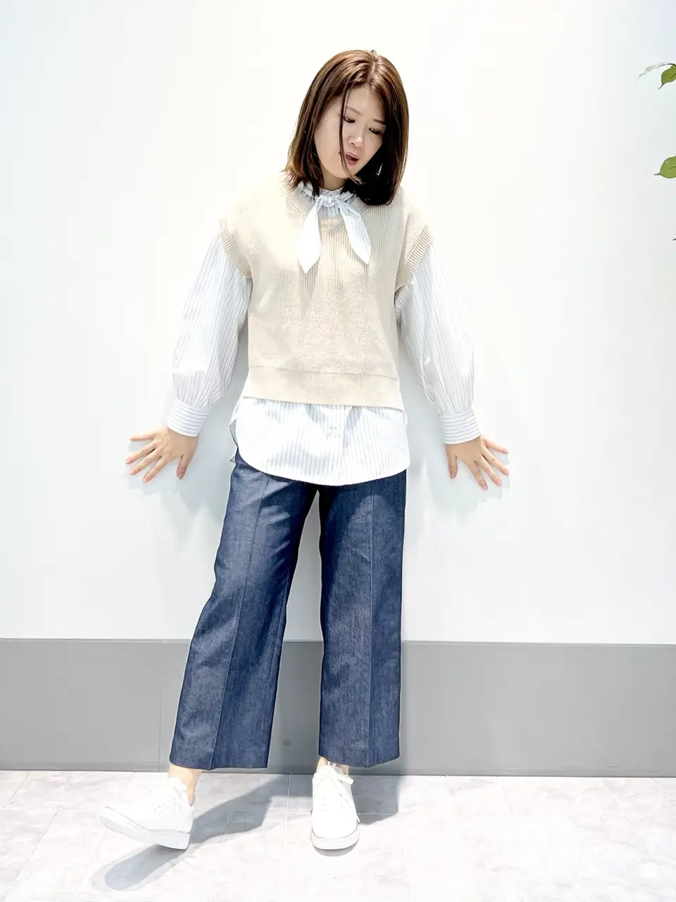 ANY SIS 岡本 コーディネート画像