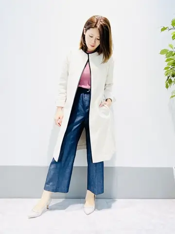 ANY SIS 岡本 コーディネート画像